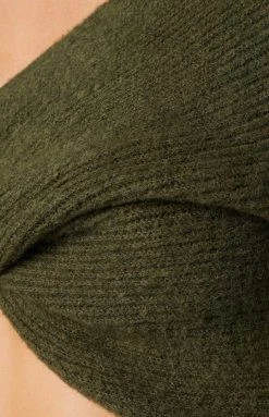 BB Exclusive Outerwear Overheated Khaki Twist Sweater