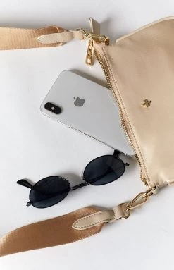 Peta And Jain Peta & Jain Phoenix Crossbody Bag Beige Nylon Back In Stock