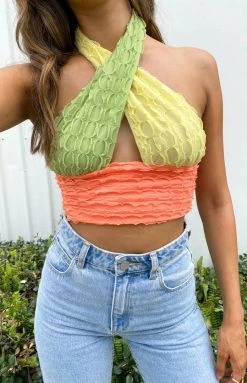 Beginning Boutique Palette Halter Top Multi