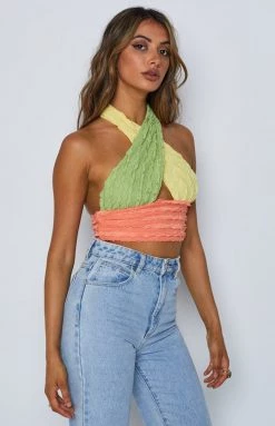 Beginning Boutique Palette Halter Top Multi