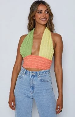 Beginning Boutique Palette Halter Top Multi