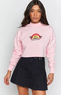 BB Exclusive Palm Springs Sweater Pink Outerwear