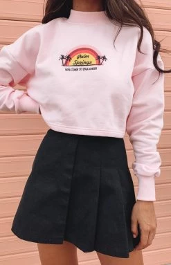 BB Exclusive Palm Springs Sweater Pink Outerwear