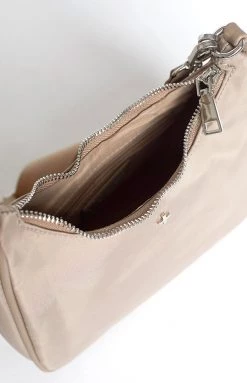 Peta And Jain Peta & Jain Paloma Cappuccino Nylon Handbag Back In Stock