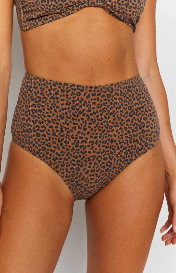 Swimwear Thrills Panthera High Waist Bikini Bottom Mustang Brown 7 Swimwear Thrills Panthera High Waist Bikini Bottom Mustang Brown
