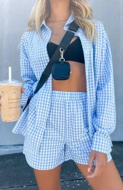 BB Exclusive Extended Sizes Papillon Shirt Blue