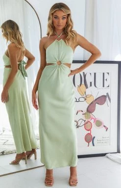 Beginning Boutique Paras Sage Maxi Dress Dresses