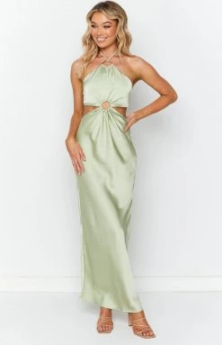 Beginning Boutique Paras Sage Maxi Dress Dresses