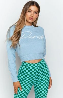BB Exclusive Paris Jumper Light Blue