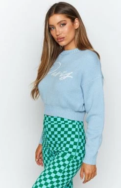 BB Exclusive Paris Jumper Light Blue