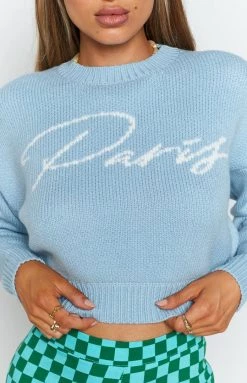 BB Exclusive Paris Jumper Light Blue