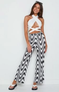 BB Exclusive Party Hard Mono Print Pants