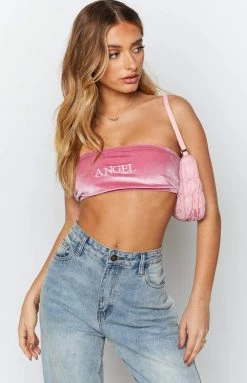 BB Exclusive Tops Paulette Strapless Festival Crop