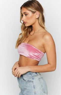 BB Exclusive Tops Paulette Strapless Festival Crop