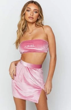 BB Exclusive Tops Paulette Strapless Festival Crop