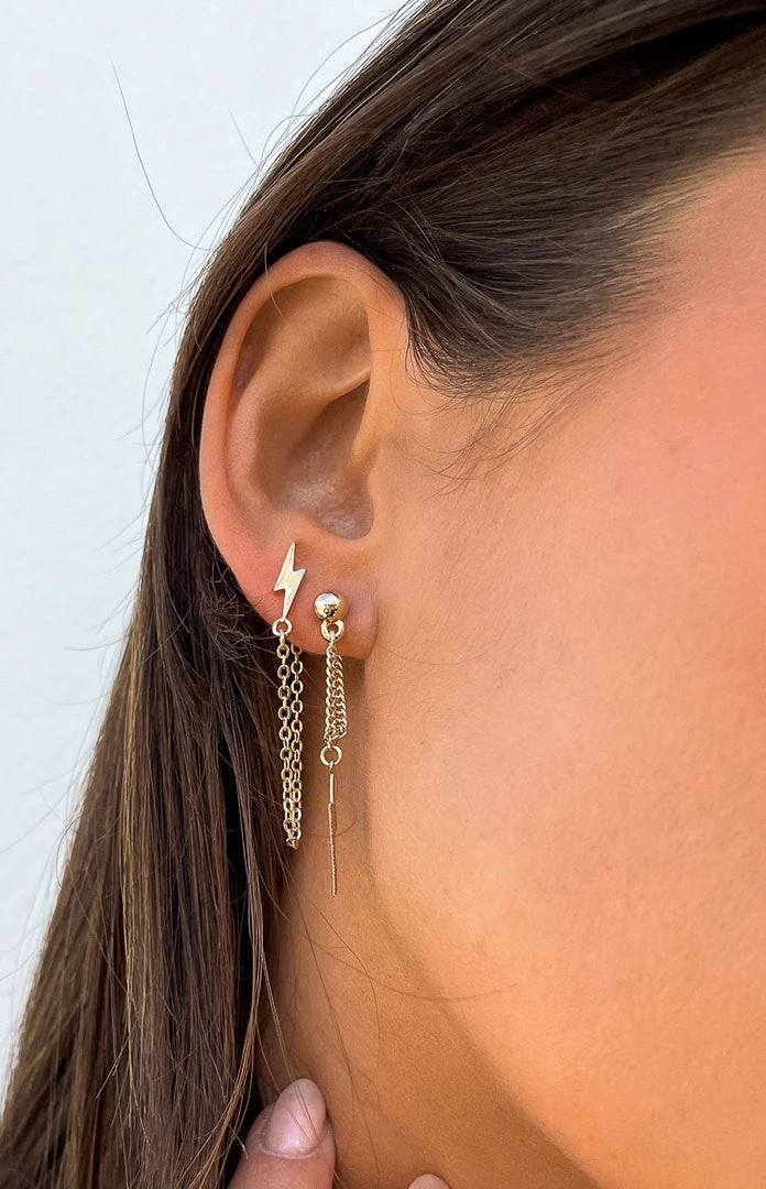 Eclat Pearl Chain Earring Pack New 4 Eclat Pearl Chain Earring Pack New