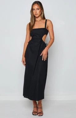 BB Exclusive Penelope Midi Dress Black Dresses