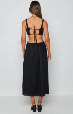 BB Exclusive Penelope Midi Dress Black Dresses