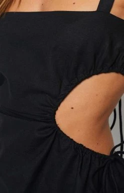 BB Exclusive Penelope Midi Dress Black Dresses