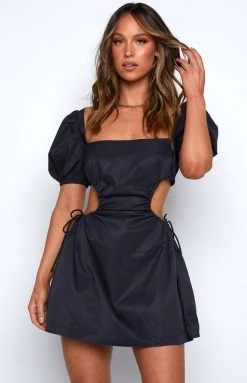 BB Exclusive Penelope Mini Dress Black New