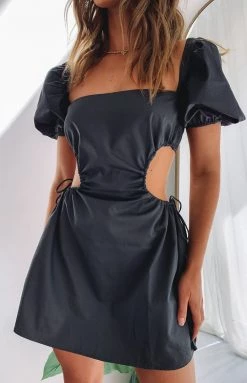 BB Exclusive Penelope Mini Dress Black New