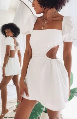 BB Exclusive Penelope Mini Dress White Dresses