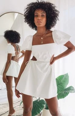 BB Exclusive Penelope Mini Dress White Dresses
