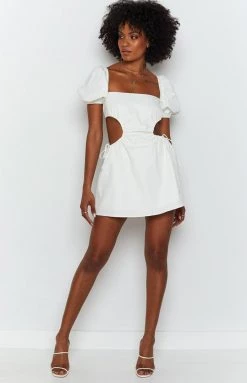 BB Exclusive Penelope Mini Dress White Dresses