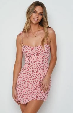BB Exclusive Penny Lane Dress Pink Floral New