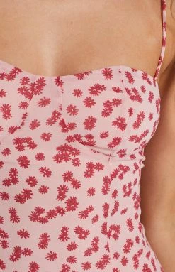 BB Exclusive Penny Lane Dress Pink Floral New