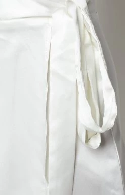 BB Exclusive Bottoms Perfect Wrap Mini Skirt White