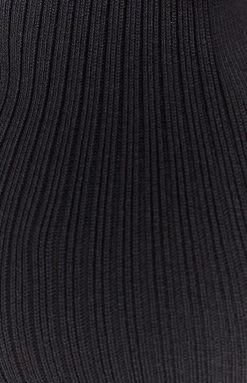 BB Exclusive Perry Black Knit Top New