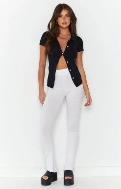 BB Exclusive Perry Black Knit Top New