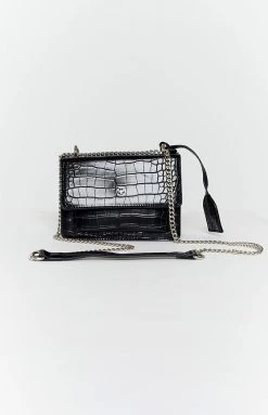Peta And Jain Peta & Jain Lissy Shoulder Bag Black Croc Back In Stock 5 Peta And Jain Peta & Jain Lissy Shoulder Bag Black Croc Back In Stock
