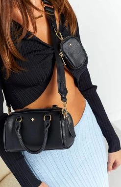 Peta And Jain Peta & Jain Black Bounty Bowling Bag Peta + Jain