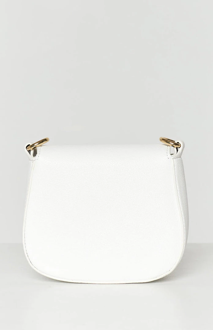 Peta And Jain Peta & Jain Leon White Mini Saddle Bag Peta + Jain 3 Peta And Jain Peta & Jain Leon White Mini Saddle Bag Peta + Jain