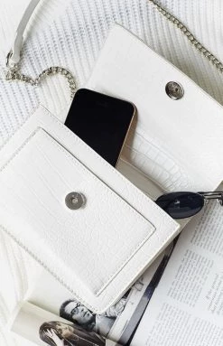 Peta And Jain Peta & Jain Lissy White Croc Shoulder Bag Back In Stock 7 Peta And Jain Peta & Jain Lissy White Croc Shoulder Bag Back In Stock