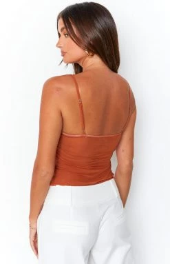 Beginning Boutique Petro Tan Cami Tops