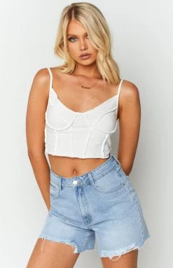 Beginning Boutique Bottoms Peyton Blue Denim Shorts