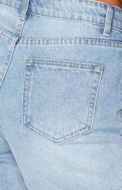 Beginning Boutique Bottoms Peyton Blue Denim Shorts