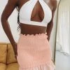 BB Exclusive Enigma Mini Skirt Pink Bottoms