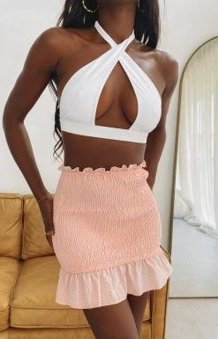 BB Exclusive Enigma Mini Skirt Pink Bottoms