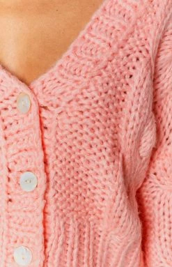 BB Exclusive Tops Chantilly Cardigan Soft Pink