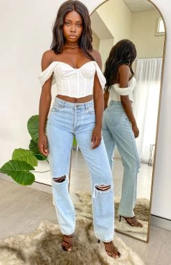 Beginning Boutique New Polly Bustier Top White 14 Beginning Boutique New Polly Bustier Top White