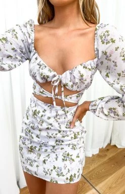 BB Exclusive Portia Mini Dress Purple Dresses