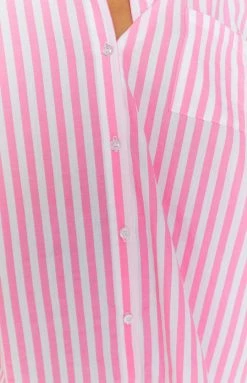 BB Exclusive Tops Psalm Striped Shirt Pink