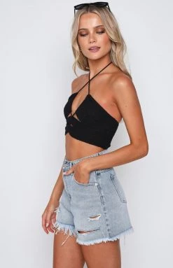 BB Exclusive Tops Quinn Black Cut Out Top 10 BB Exclusive Tops Quinn Black Cut Out Top