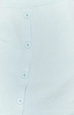 Beginning Boutique Rae Button Knit Skirt