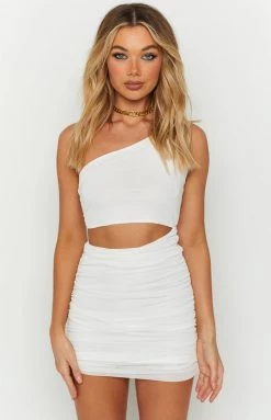 BB Exclusive New Rae White Mini Dress