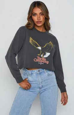 Thrills Rapture Merch Fit LS Tee - Merch Black Tops